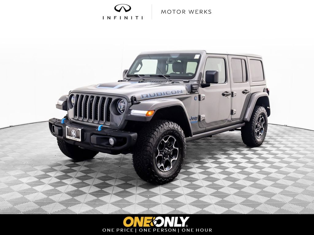 Used 2022 Jeep Wrangler Unlimited Rubicon 4xe w/ Steel Bumper Group