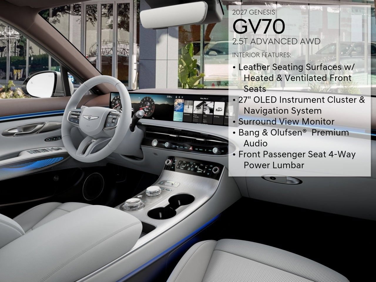 New 2027 Genesis GV70 2.5T Advanced AWD/4WD image 21