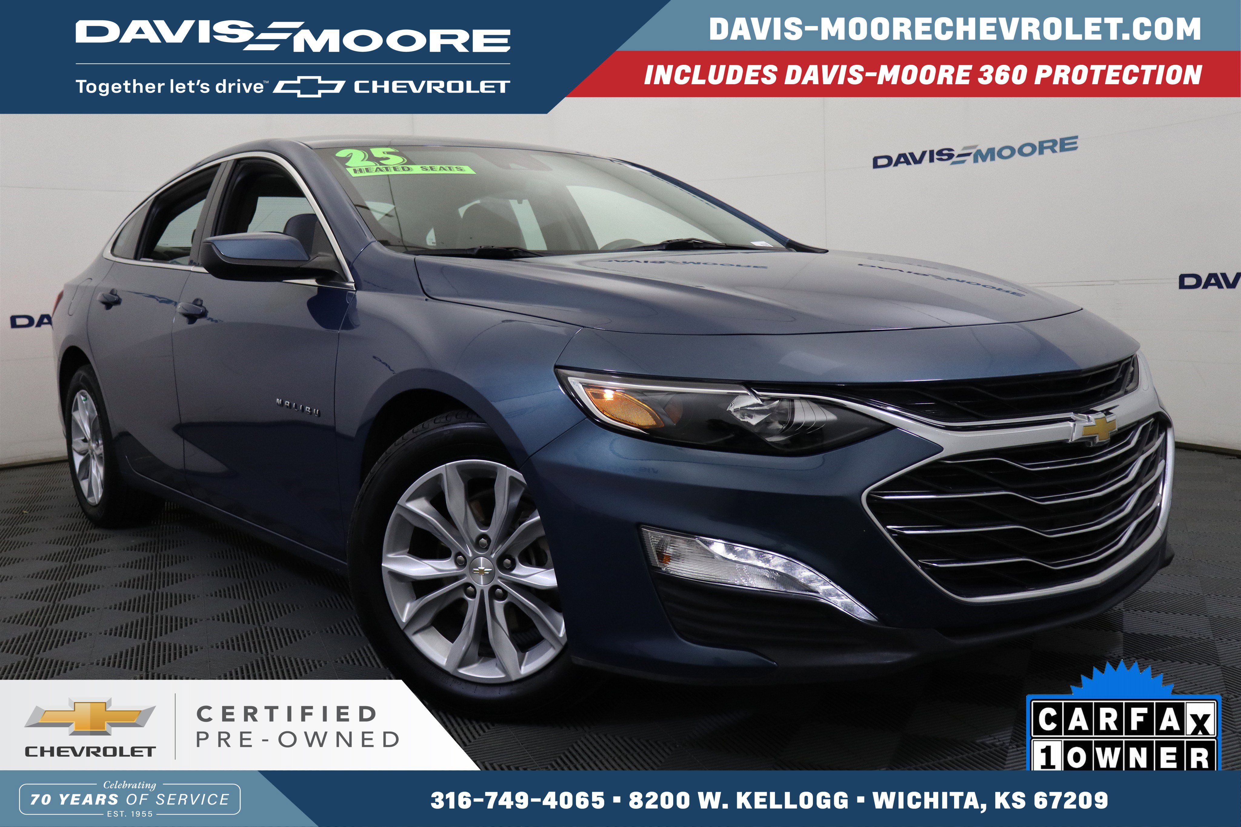 Certified 2025 Chevrolet Malibu LT