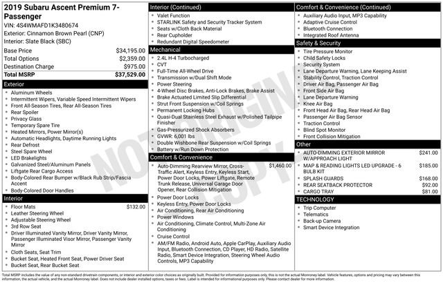 Used 2019 Subaru Ascent Premium image 14