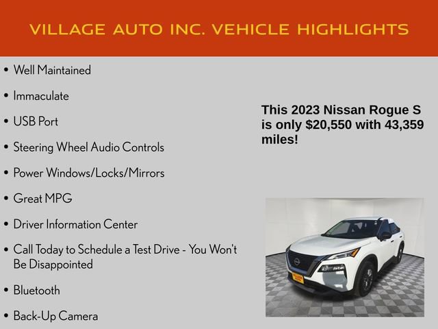 Used 2023 Nissan Rogue S AWD/4WD image 7