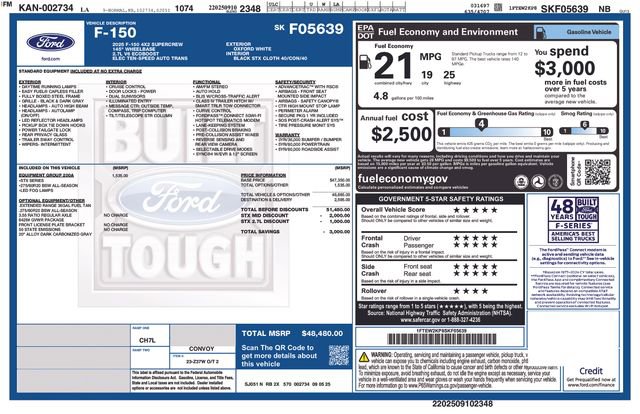 New 2025 Ford F150 STX w/ Equipment Group 200A image 28