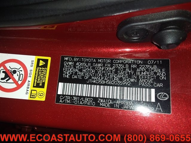 Used 2011 Lexus CT 200h Premium w/ Premium Audio Pkg FWD image 15