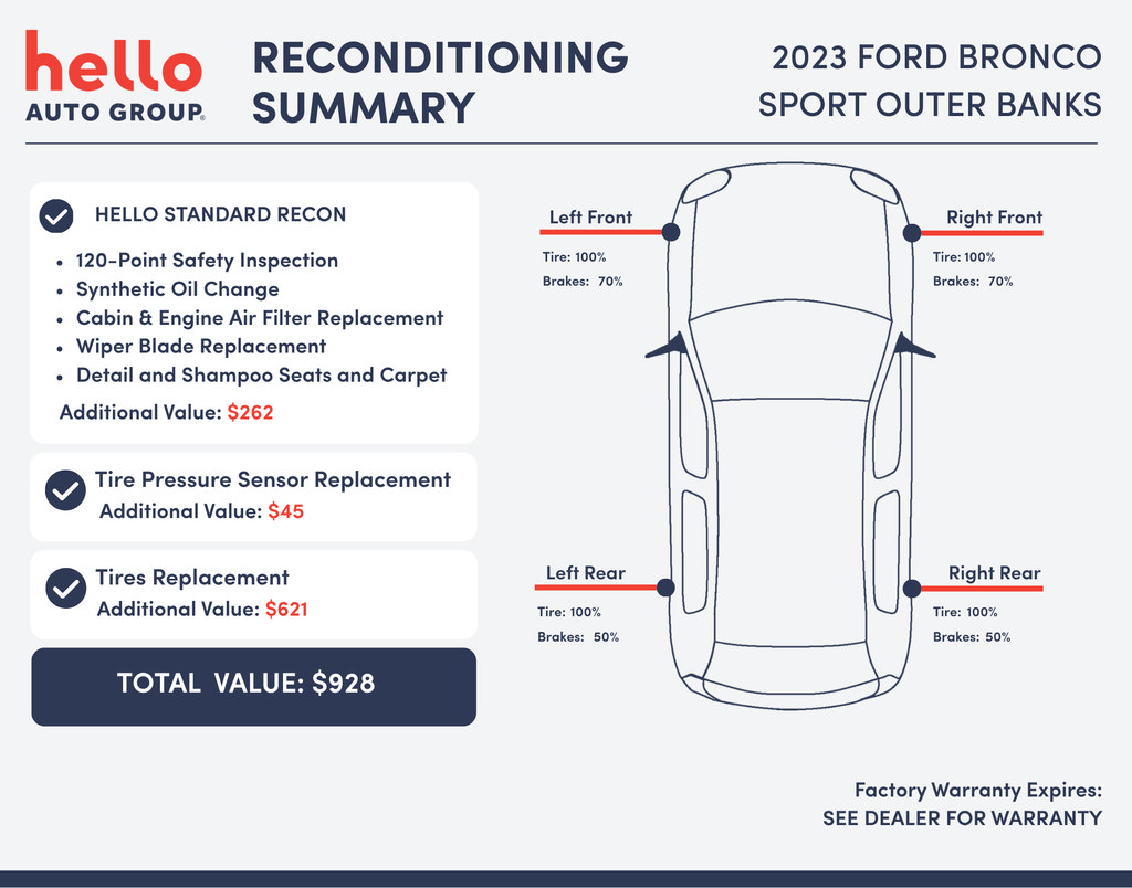 Used 2023 Ford Bronco Sport Outer Banks w/ Tech Package AWD/4WD image 3