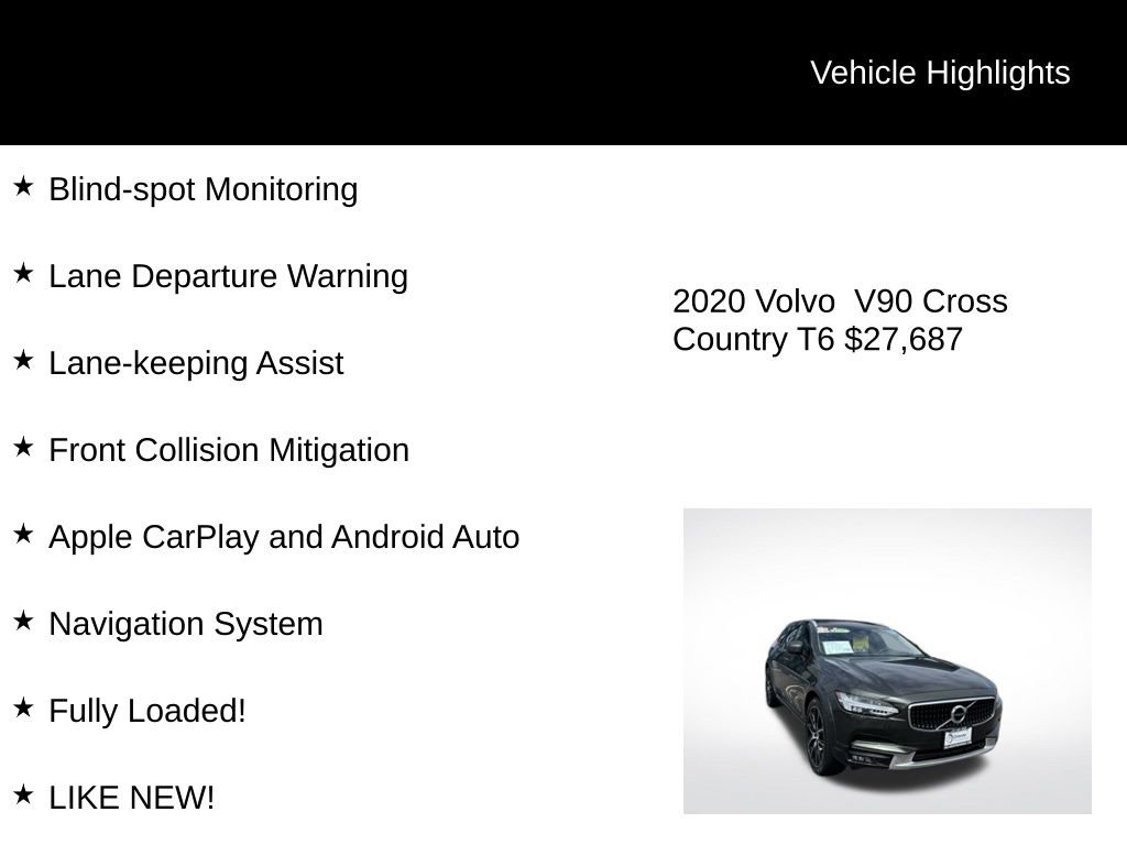 Used 2020 Volvo V90 T6 Cross Country image 4