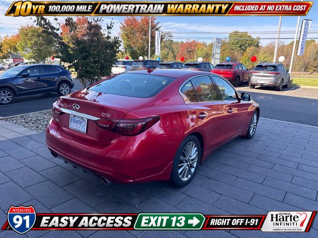 Used 2022 INFINITI Q50 Luxe w/ Cargo Package AWD/4WD image 8