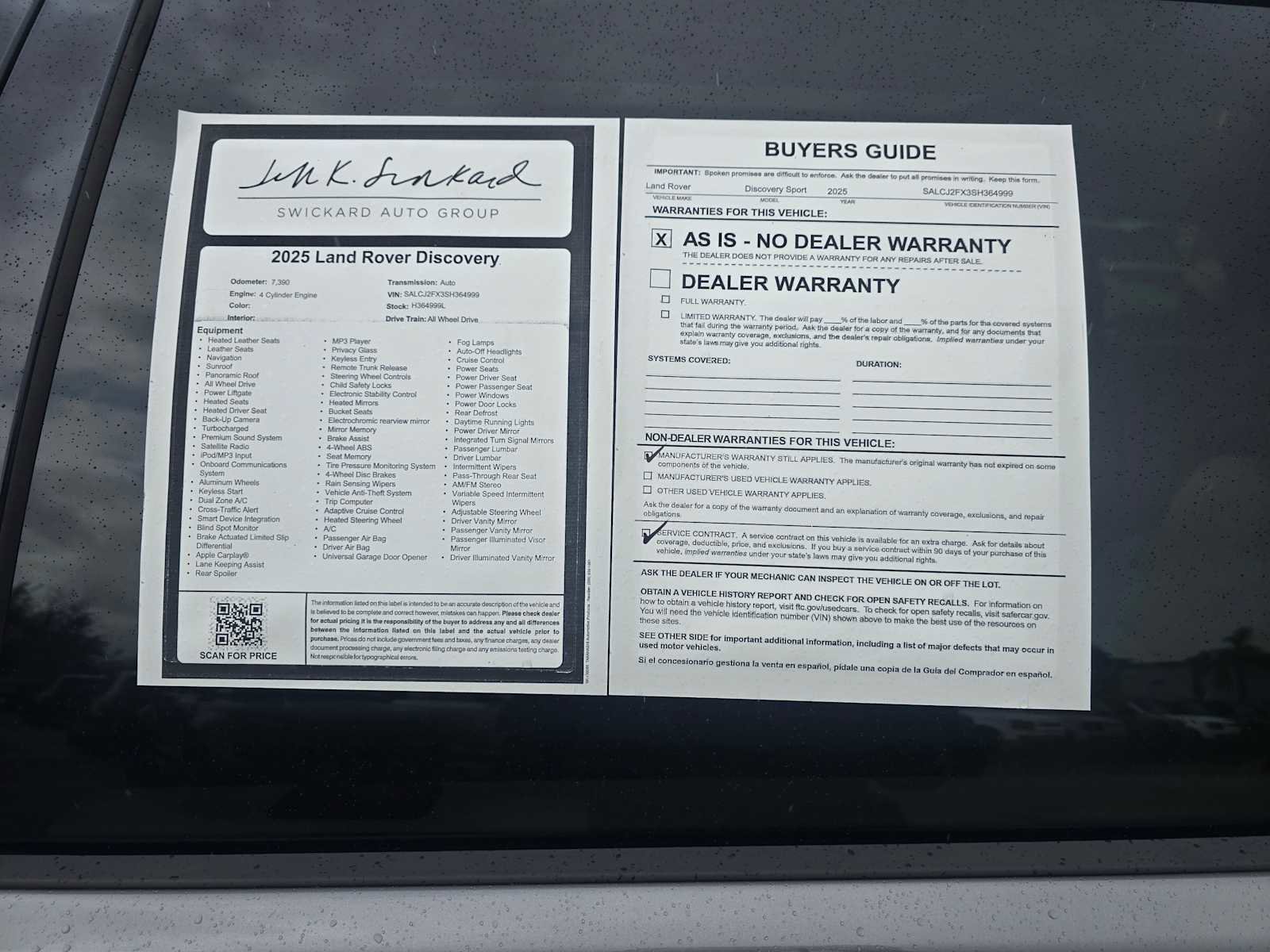 Used 2025 Land Rover Discovery Sport S image 19