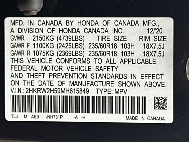Used 2021 Honda CR-V EX image 34