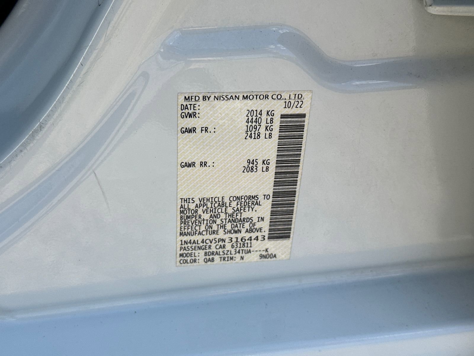 Certified 2023 Nissan Altima 2.0 SR image 32