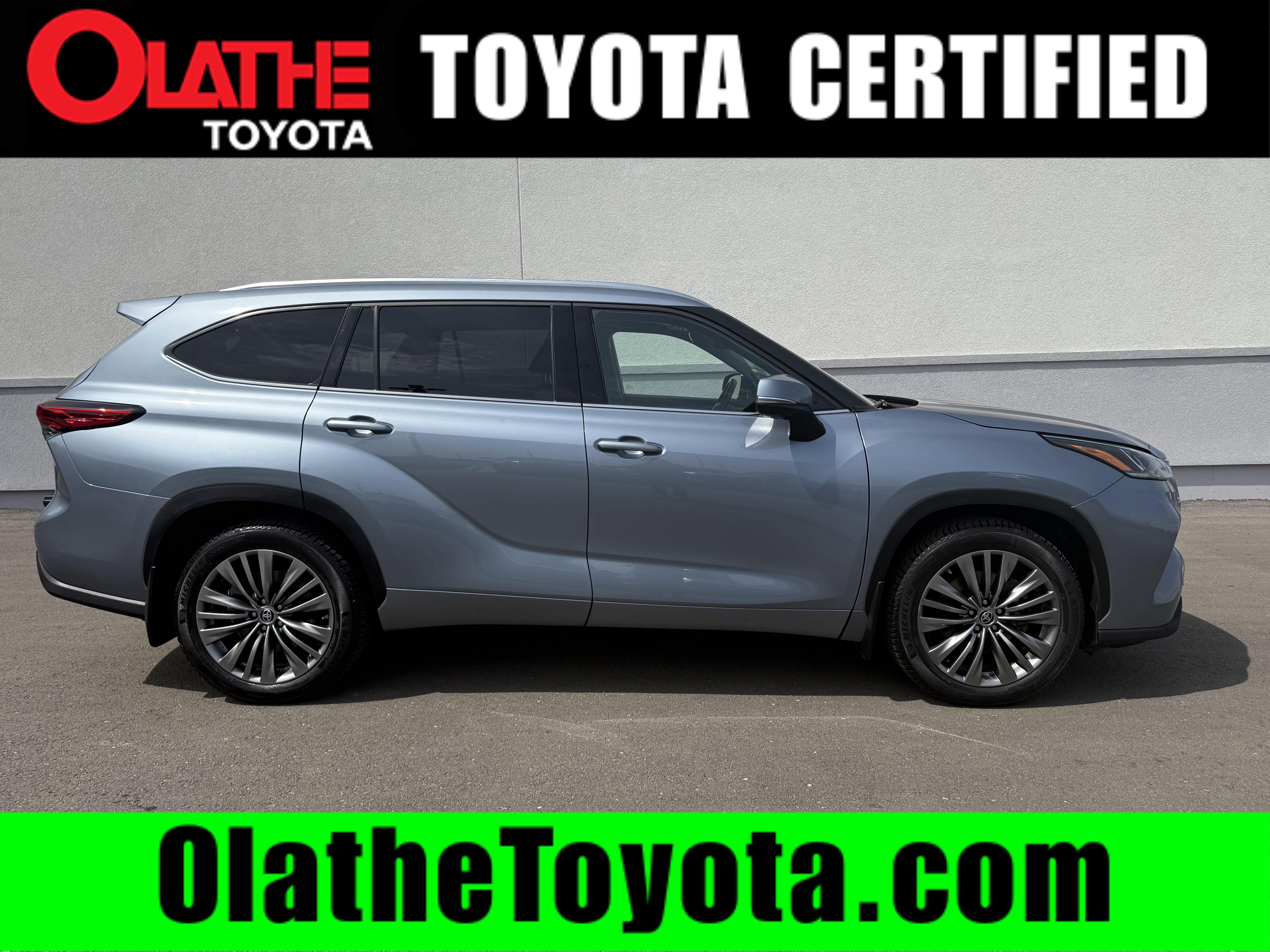 Certified 2021 Toyota Highlander Platinum image 1