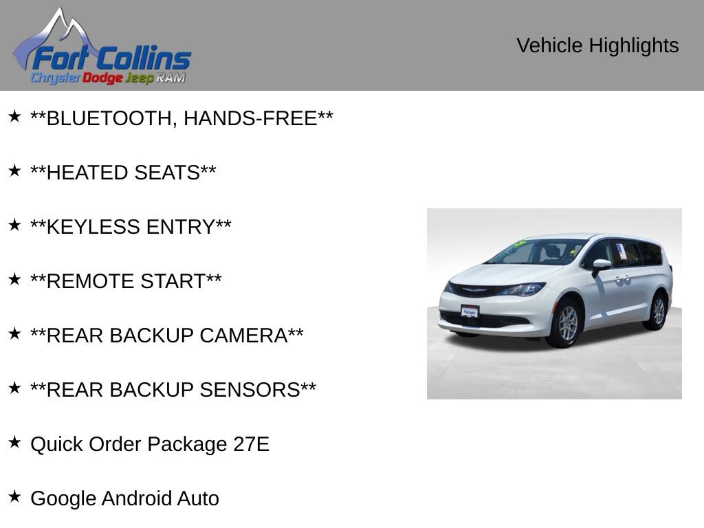Used 2023 Chrysler Voyager LX FWD image 4