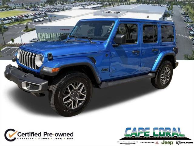 Certified 2025 Jeep Wrangler Sahara w/ Safety Group image 1