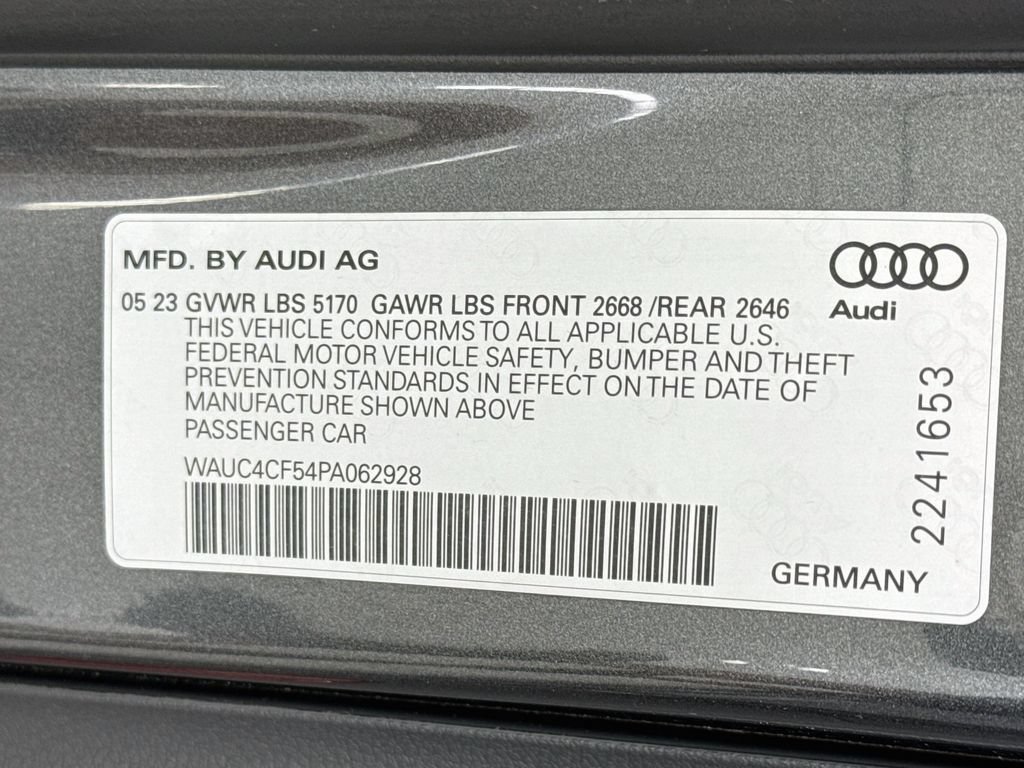 Certified 2023 Audi S5 Premium Plus w/ Premium Plus Package AWD/4WD image 34
