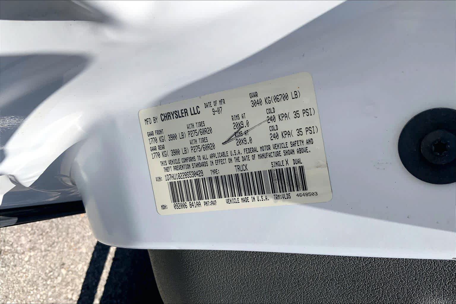 Used 2008 Dodge Ram 1500 Truck Laramie AWD/4WD image 35