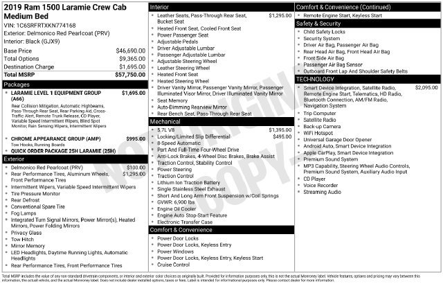 Used 2019 RAM 1500 Laramie AWD/4WD image 2