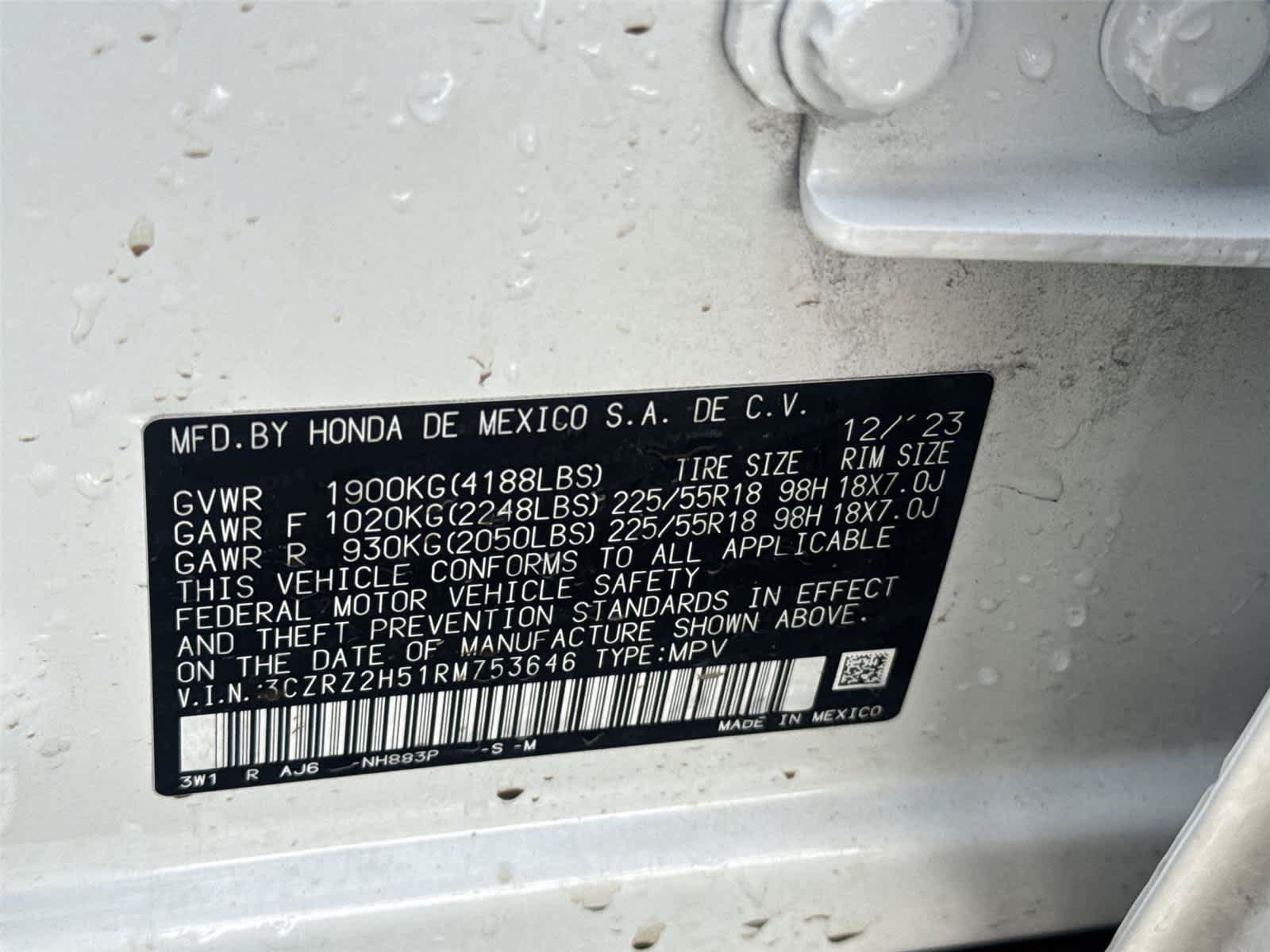 Used 2024 Honda HR-V Sport image 33