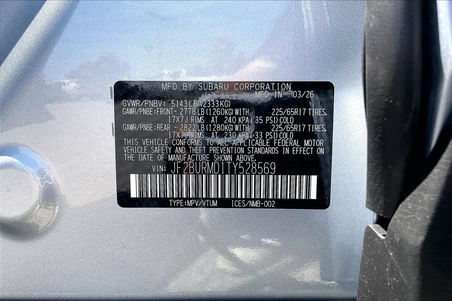 New 2026 Subaru Outback Wilderness AWD/4WD image 12