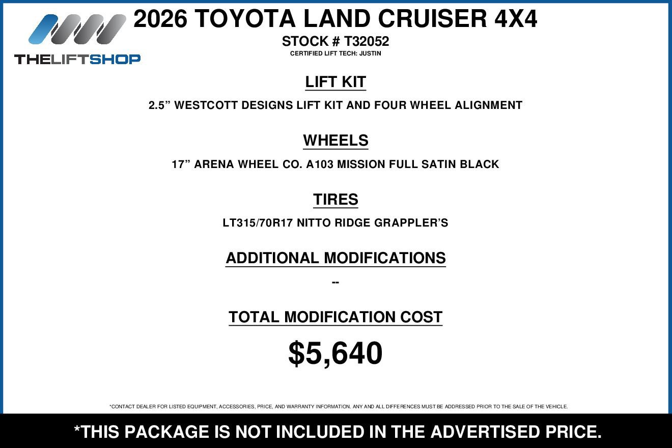 Used 2026 Toyota Land Cruiser w/ Premium Package image 2