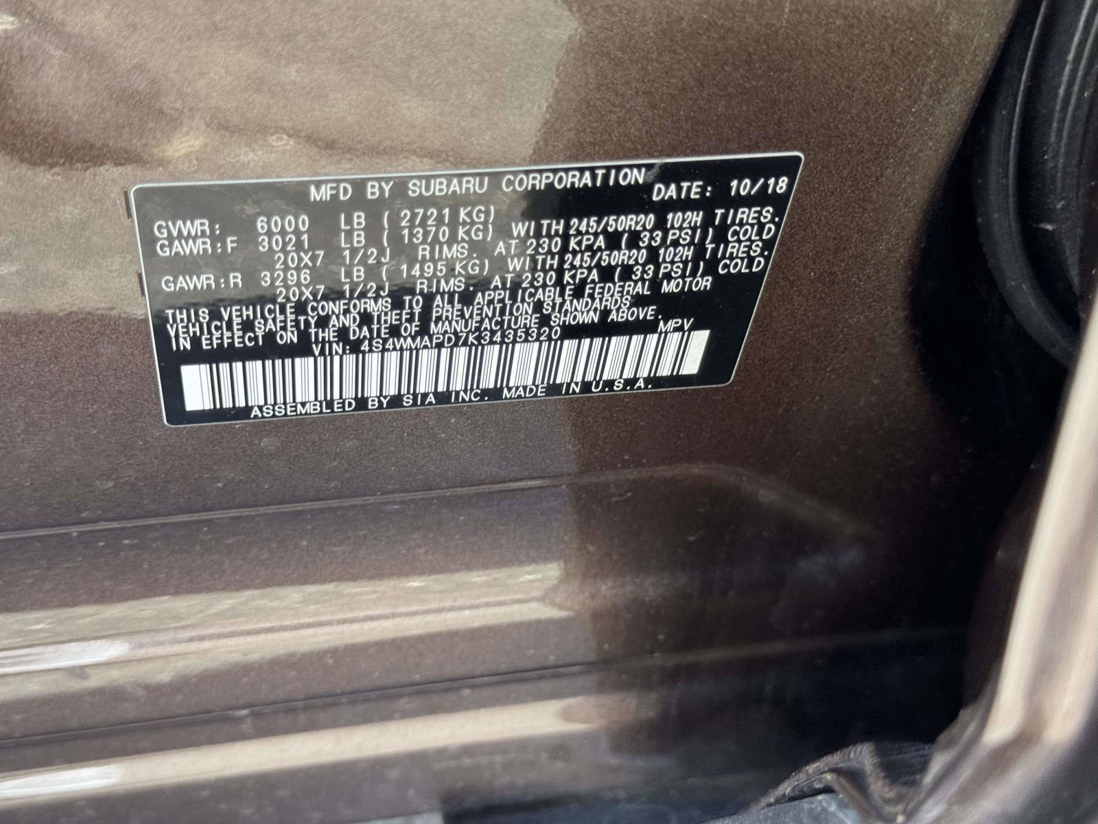 Used 2019 Subaru Ascent Limited image 16