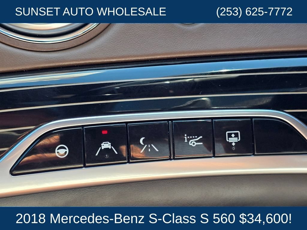 Used 2018 Mercedes-Benz S 560 Sedan w/ Premium Package image 34