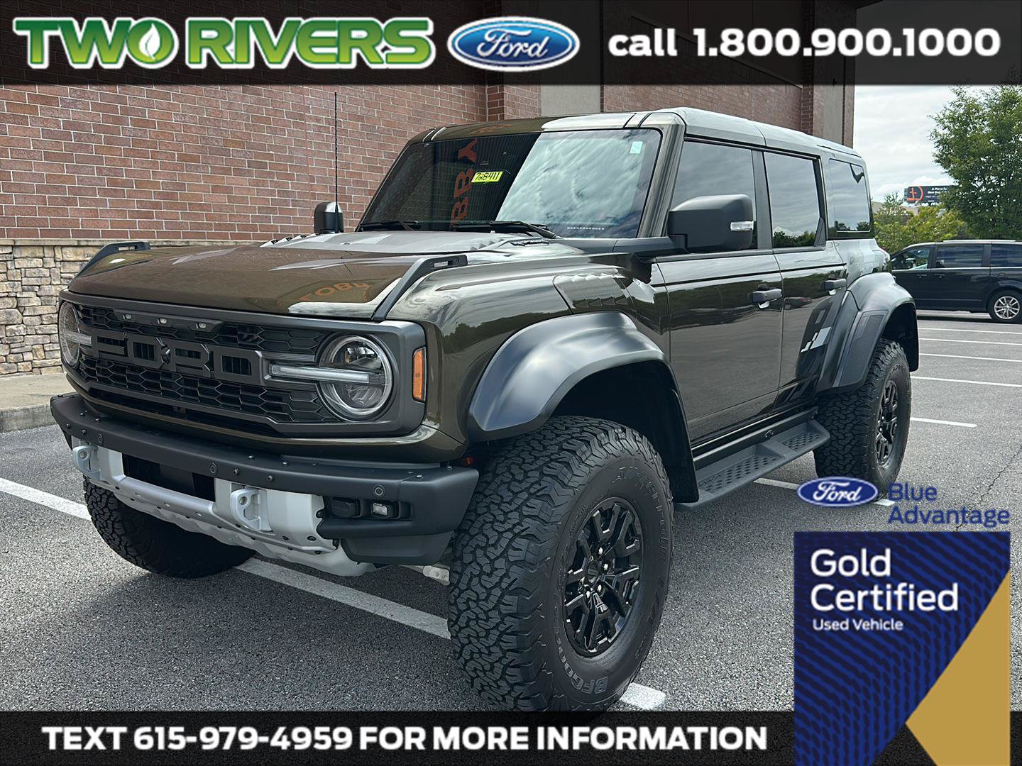 Certified 2025 Ford Bronco Raptor w/ Interior Carbon Fiber Pack AWD/4WD image 1