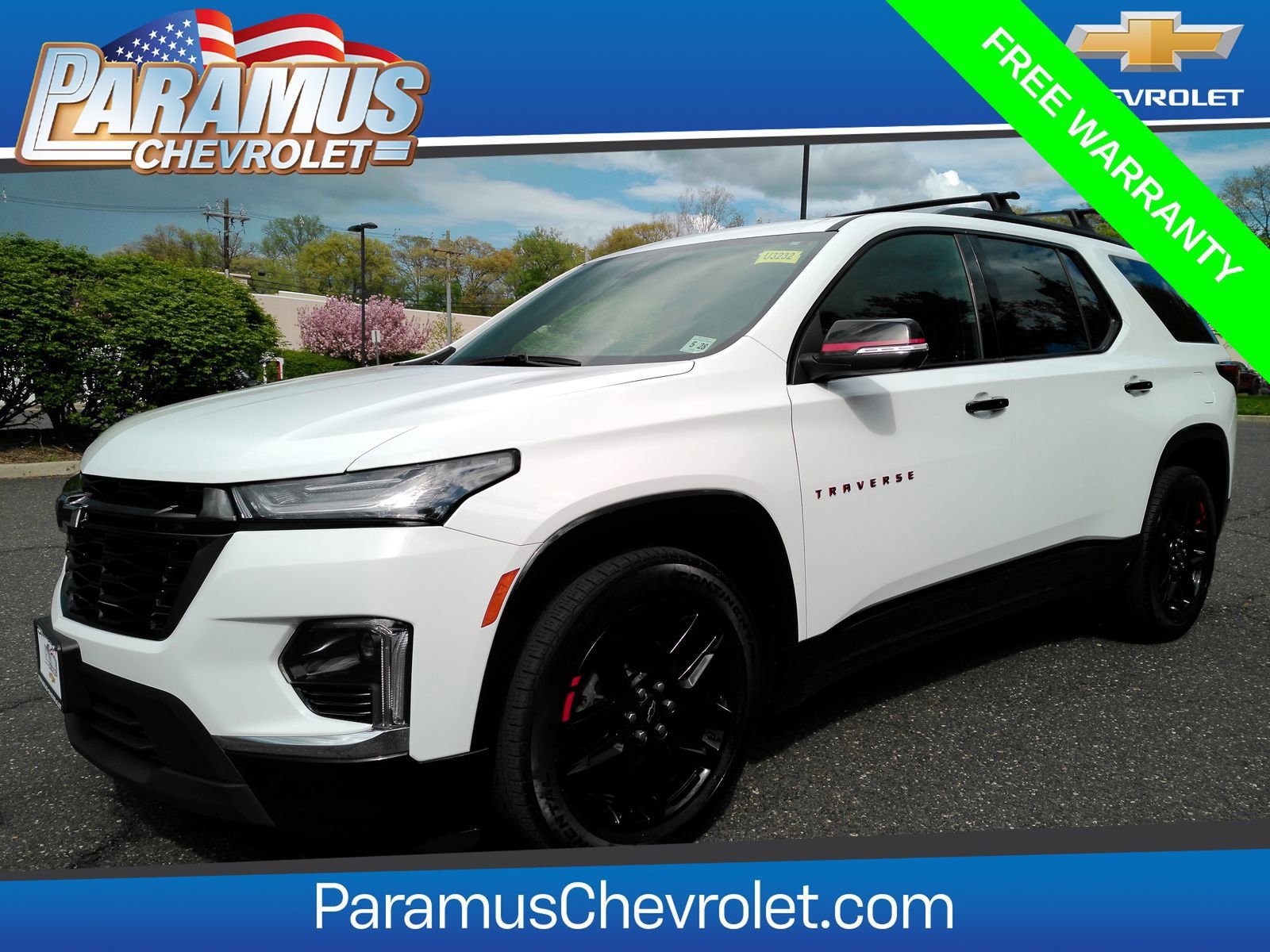 Certified 2023 Chevrolet Traverse Premier w/ Redline Edition AWD/4WD image 1