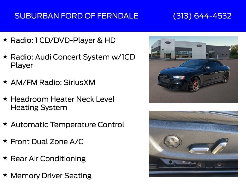 Used 2014 Audi RS 5 Cabriolet image 12