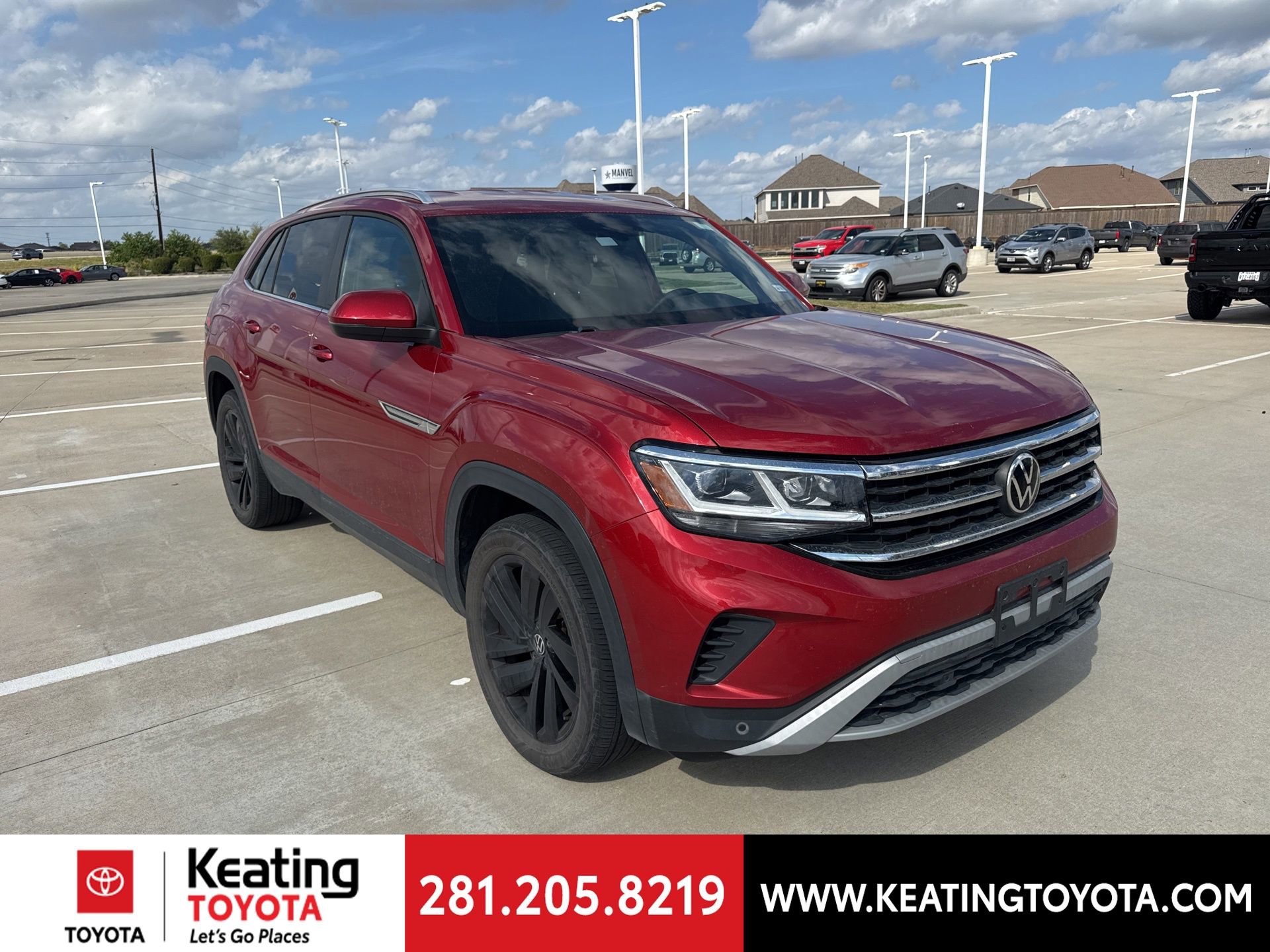 Used 2023 Volkswagen Atlas Cross Sport SE w/ Black Wheel Package