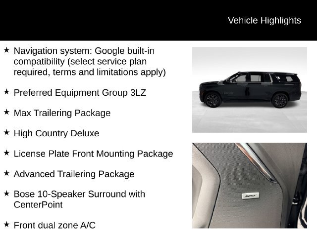Certified 2026 Chevrolet Suburban High Country AWD/4WD image 27