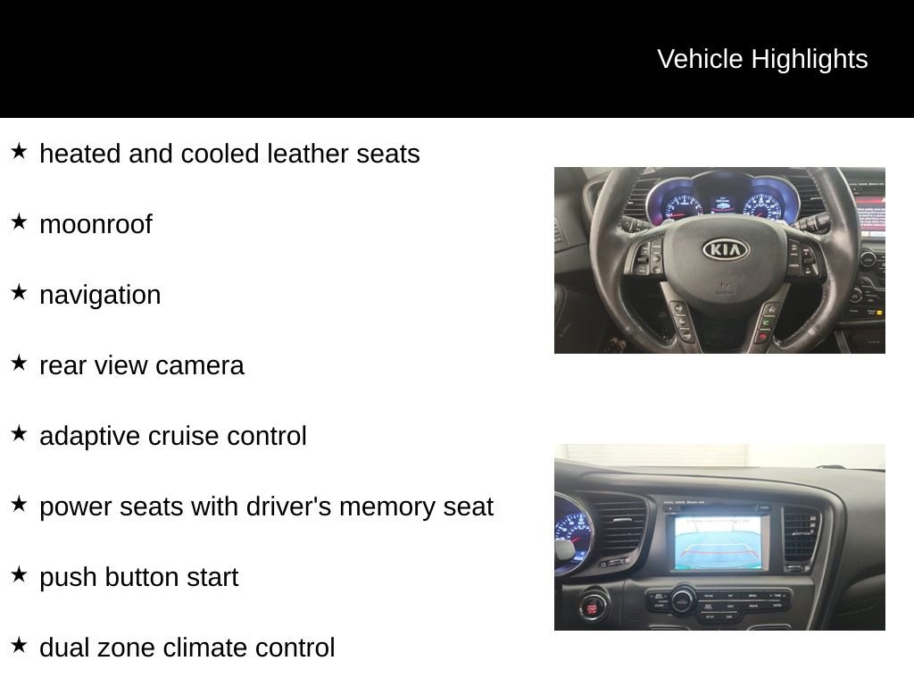 Used 2012 Kia Optima SX w/ Premium Touring Pkg FWD image 10