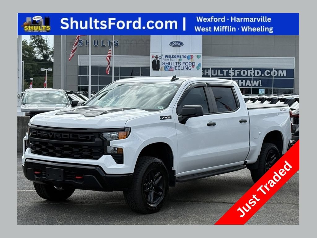 Used 2024 Chevrolet Silverado 1500 Custom Trail Boss w/ LPO, Dark Essentials Package