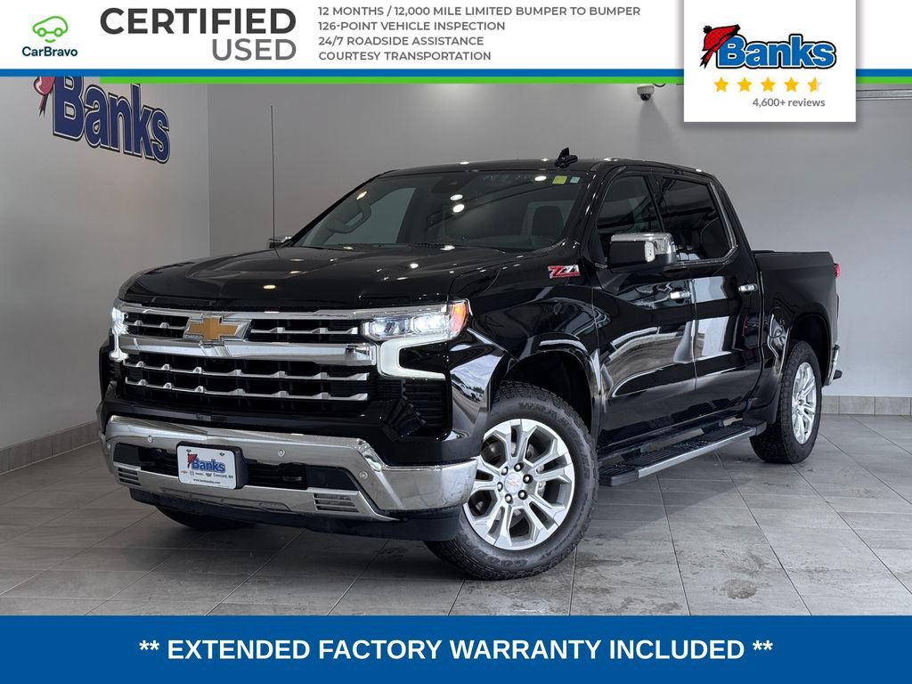 Certified 2024 Chevrolet Silverado 1500 LTZ w/ Z71 Off-Road Package AWD/4WD image 1