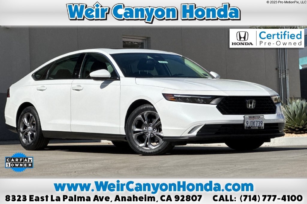 Certified 2023 Honda Accord EX