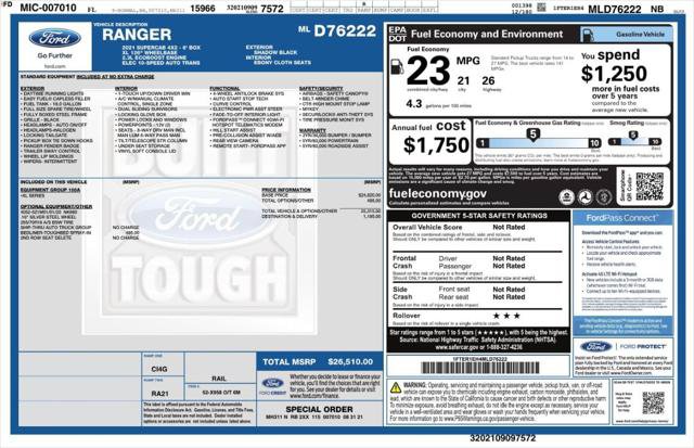 Used 2021 Ford Ranger XL RWD image 4
