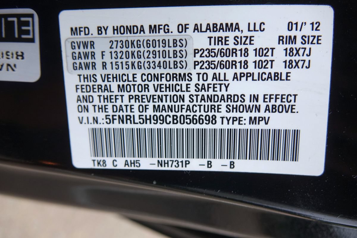 Used 2012 Honda Odyssey Touring image 42