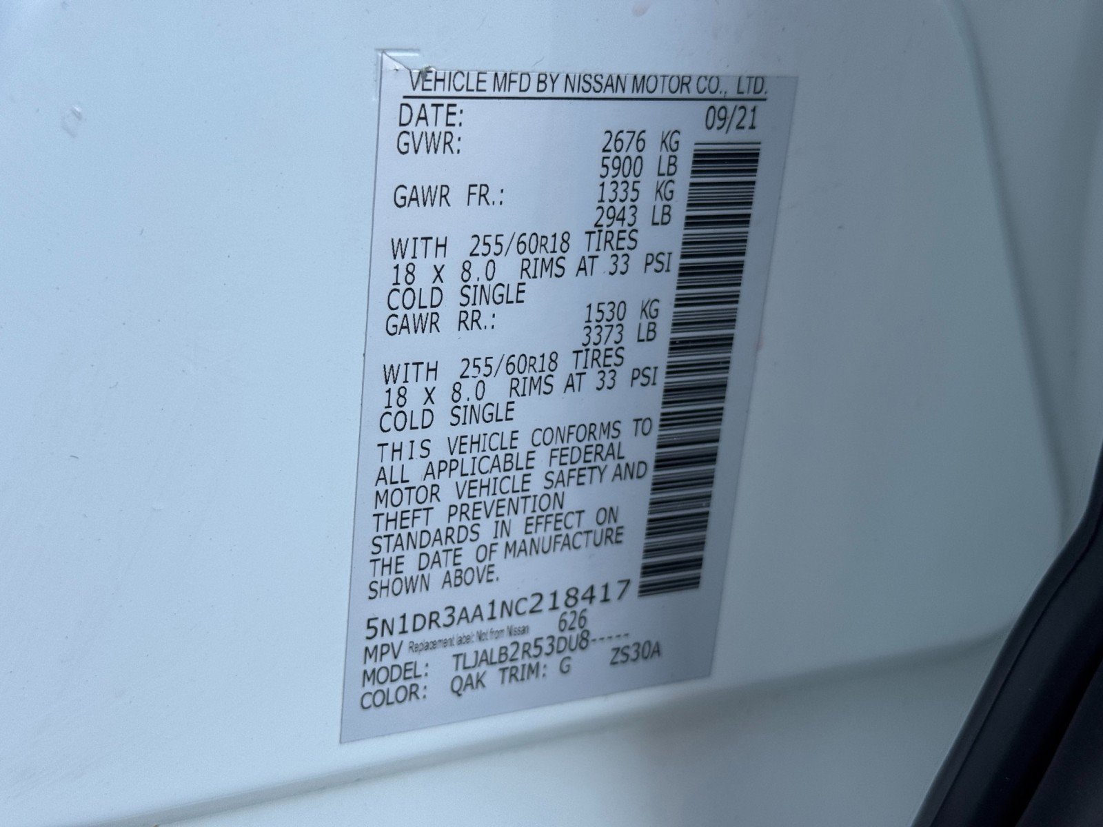 Used 2022 Nissan Pathfinder S image 41