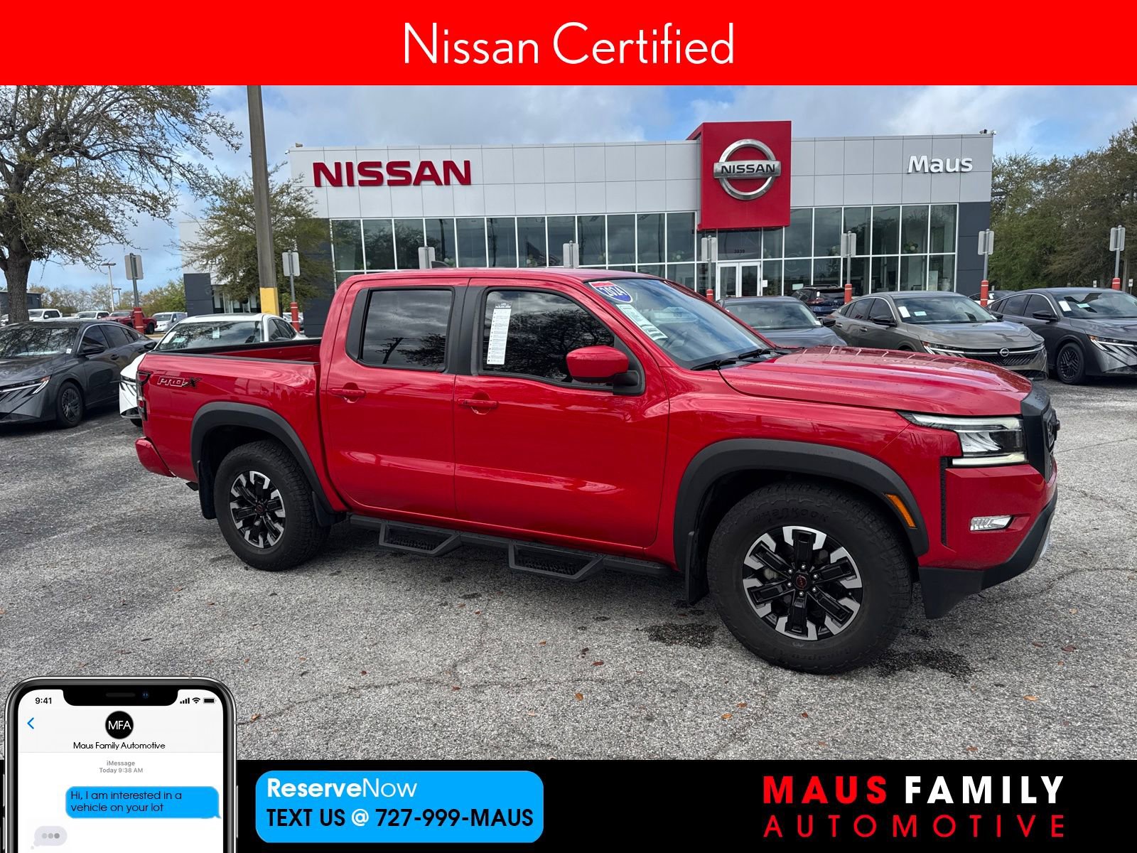 Certified 2024 Nissan Frontier Pro-X w/ Technology Package image 1