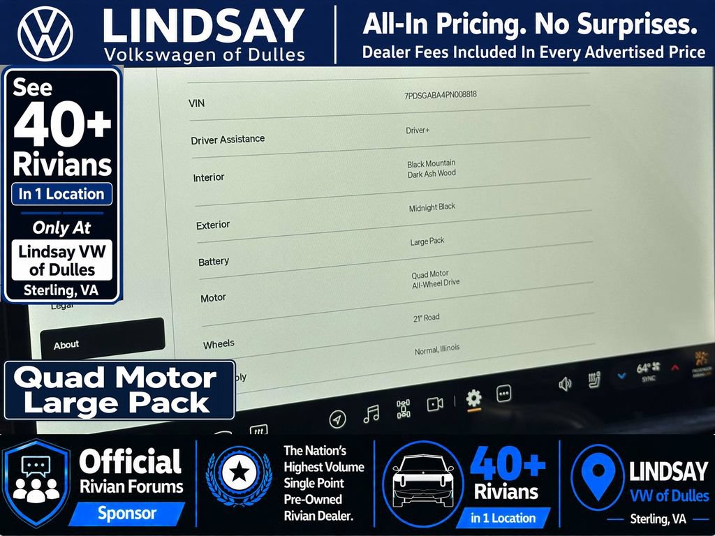 Used 2023 Rivian R1S Adventure AWD/4WD image 24
