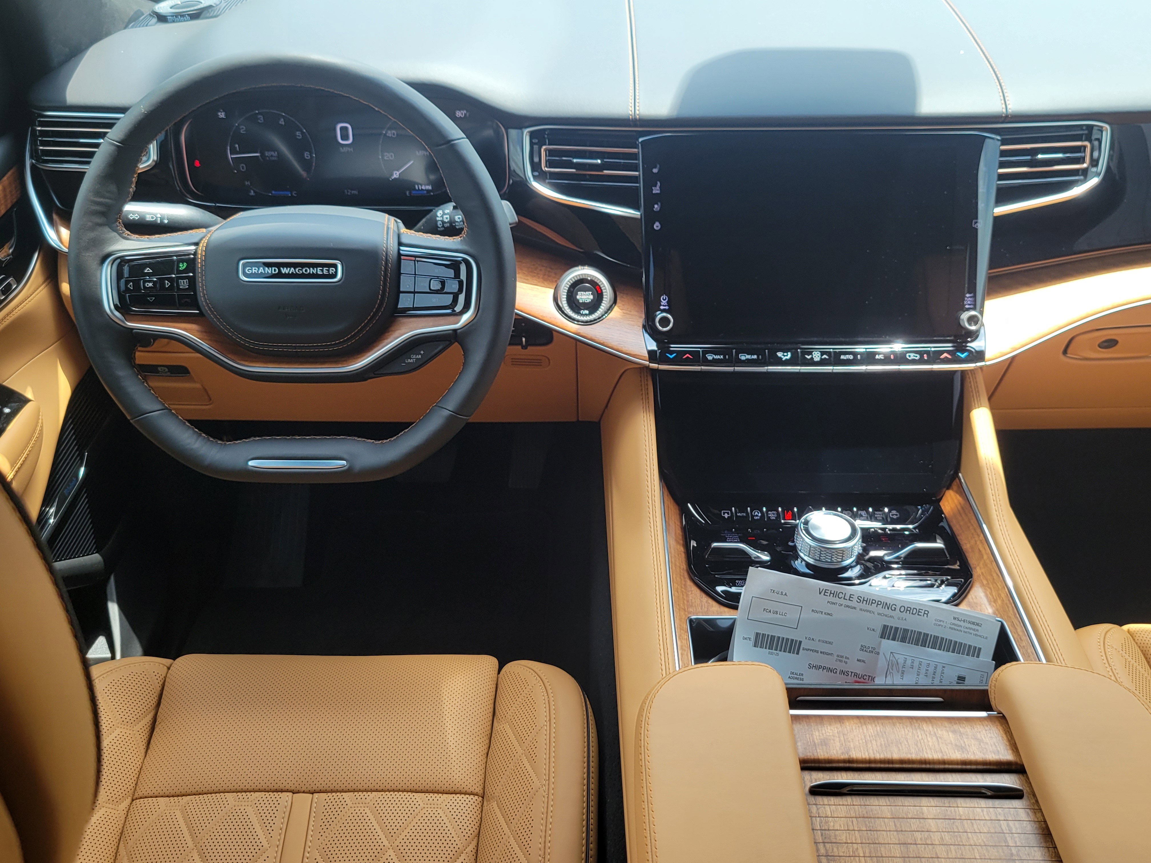 New 2025 Jeep Grand Wagoneer Series III w/ Rear Seat Video Group 1 image 12