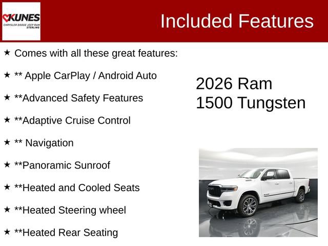 New 2026 RAM 1500 Tungsten w/ Towing Technology Group image 4