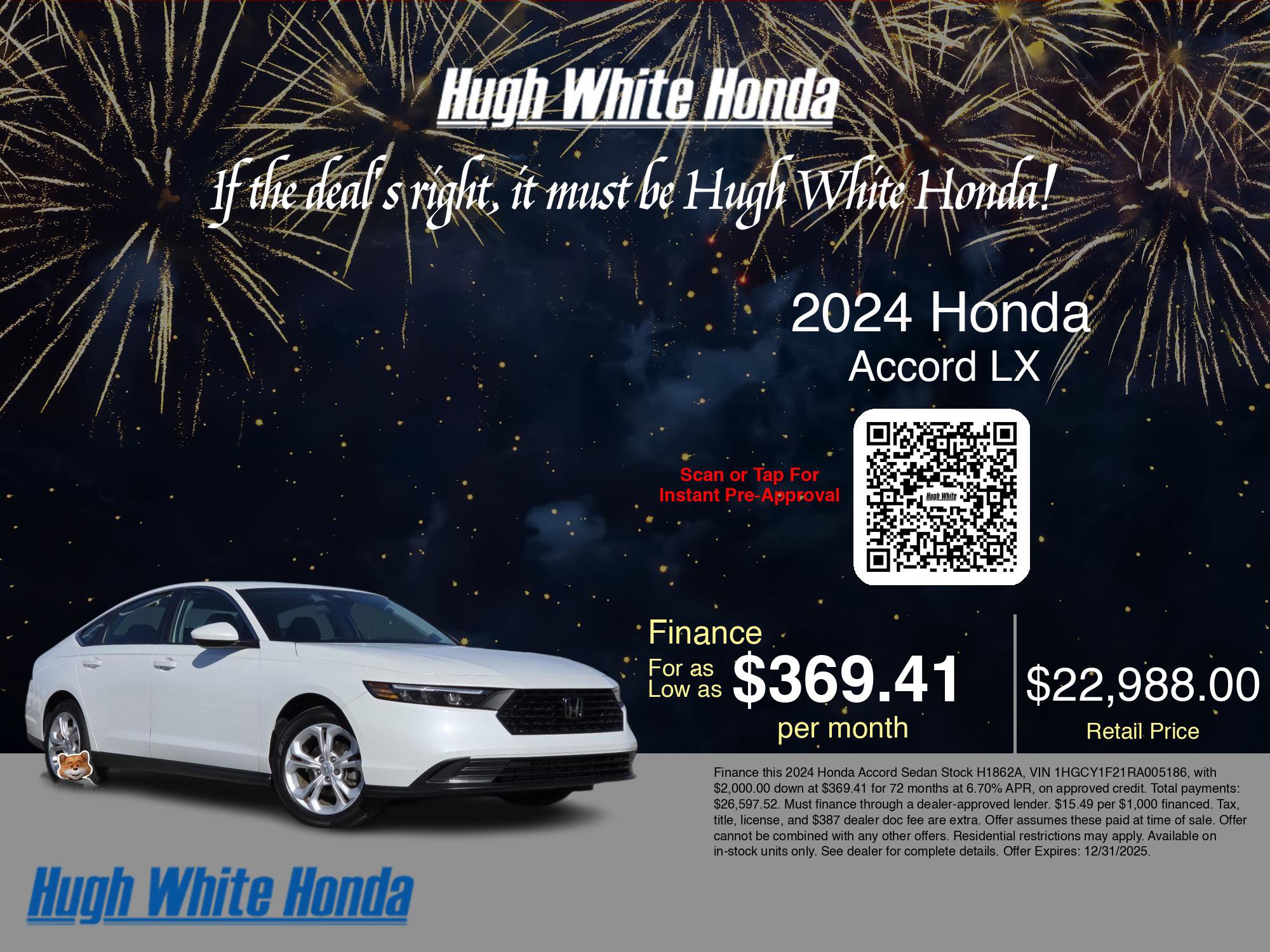 Used 2024 Honda Accord LX image 3