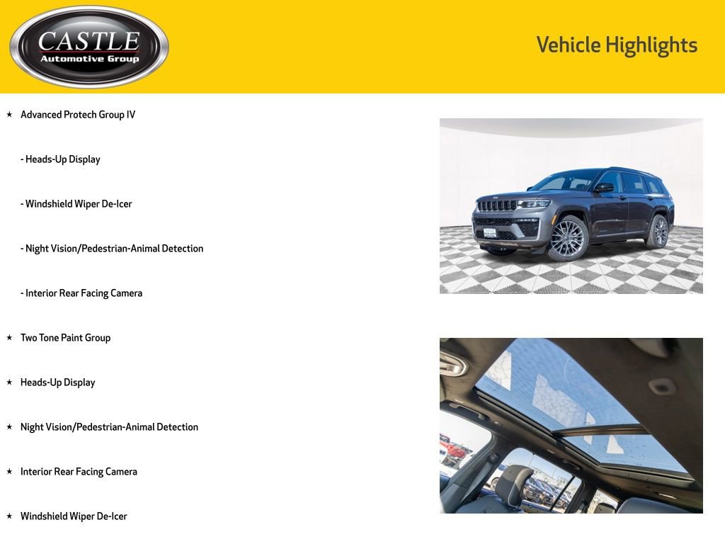 New 2026 Jeep Grand Cherokee L Summit w/ Advanced Protech Group IV image 3