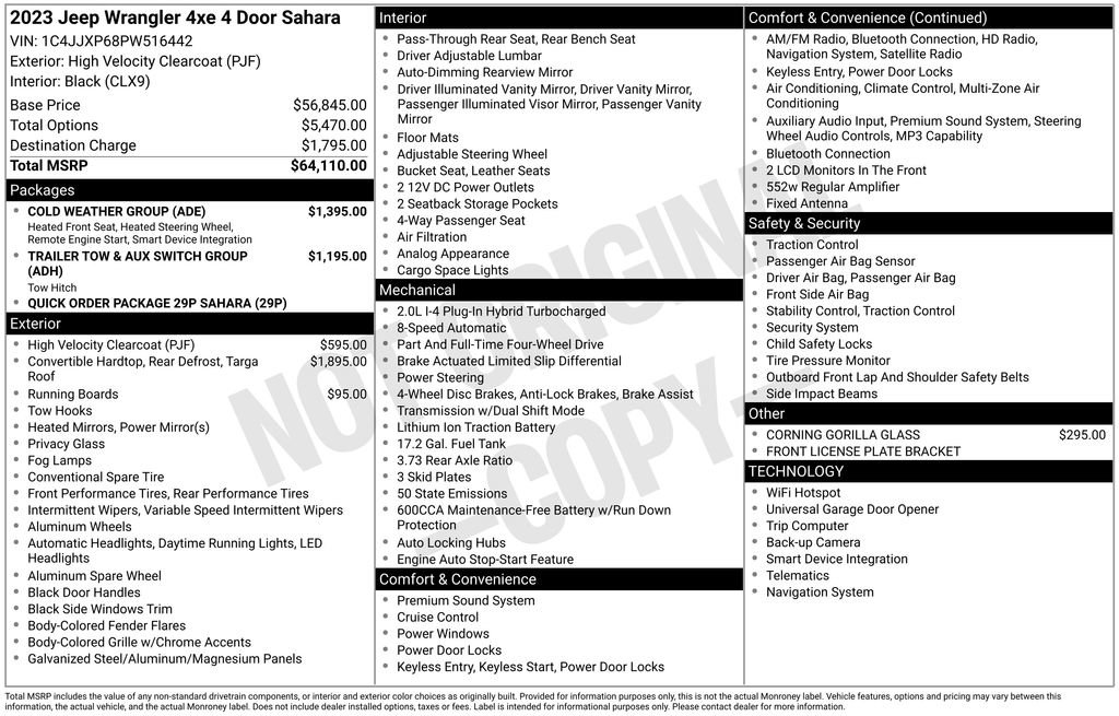 Used 2023 Jeep Wrangler Unlimited Sahara w/ Cold Weather Group image 4