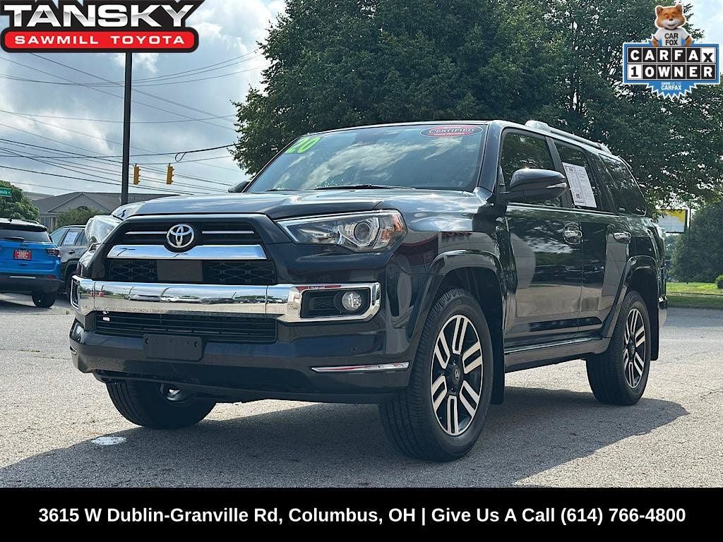 Certified 2020 Toyota 4Runner Limited AWD/4WD image 1