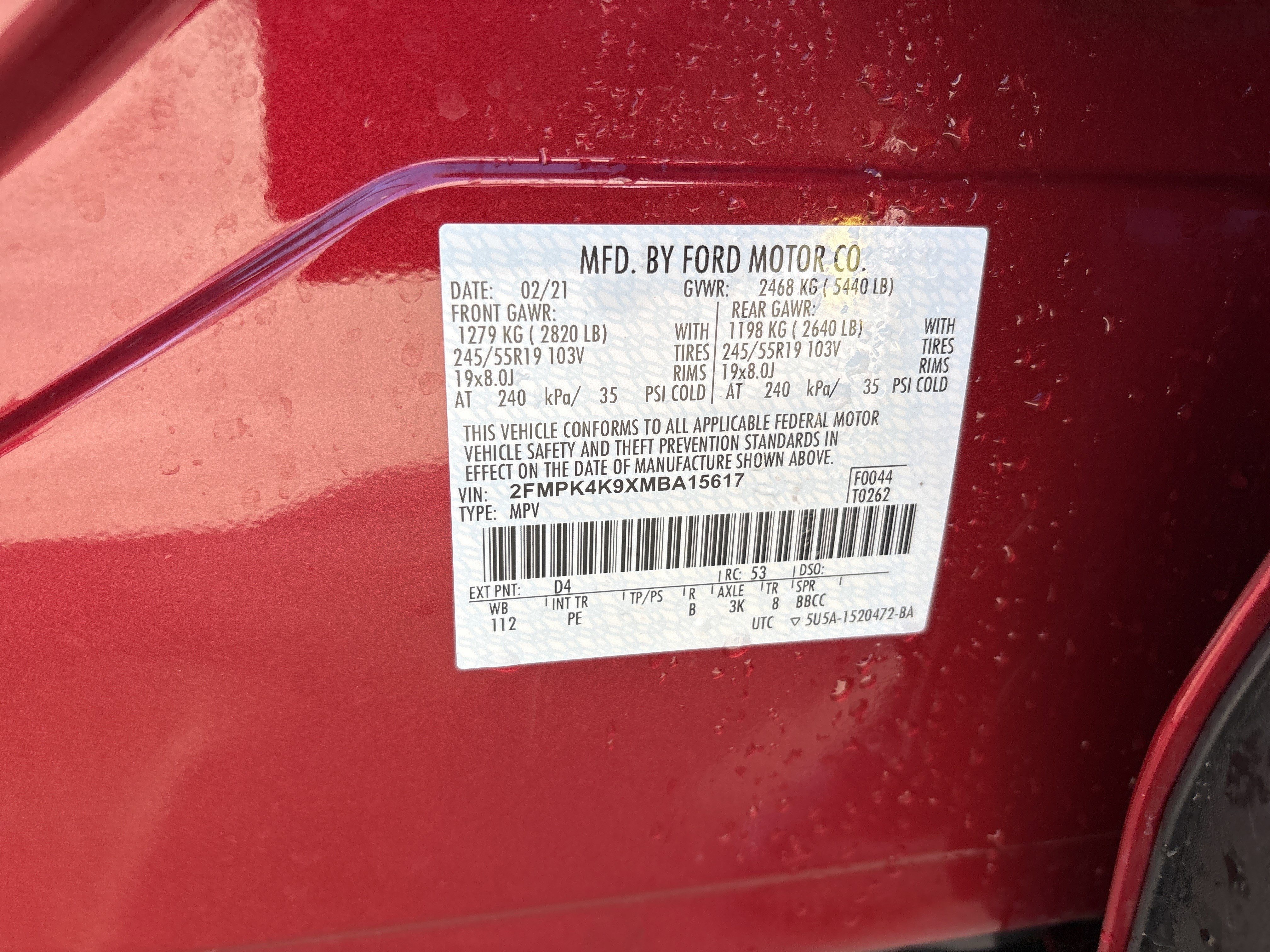 Used 2021 Ford Edge Titanium w/ Equipment Group 301A image 35