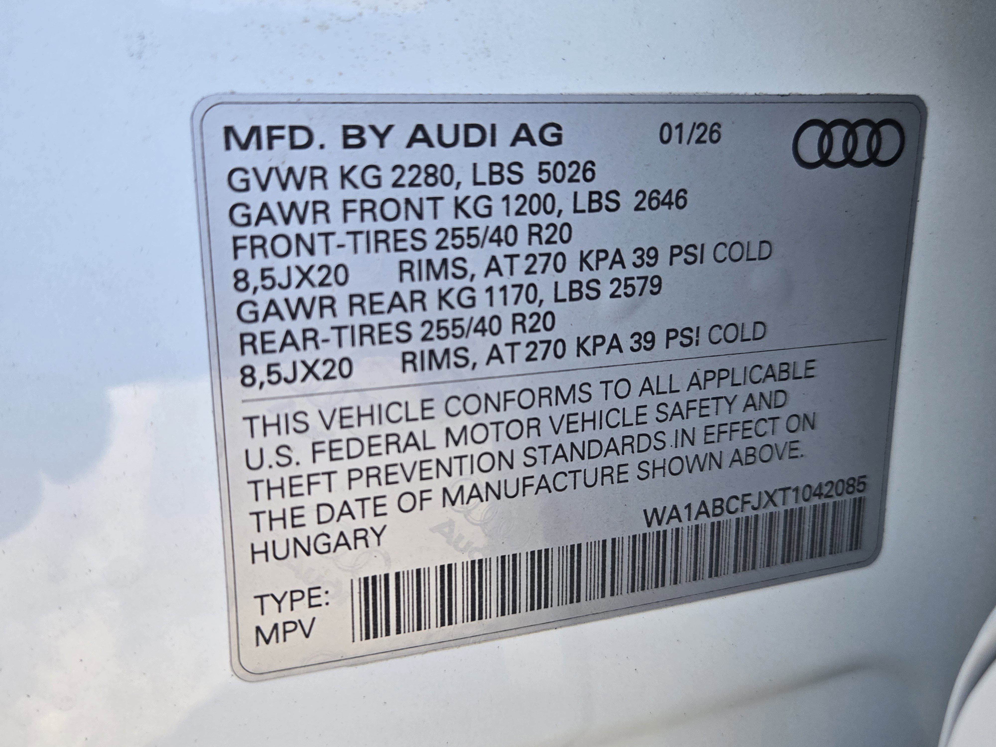 New 2026 Audi Q3 quattro 2.0T image 33