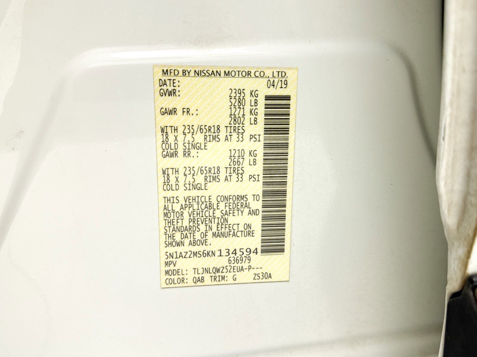 Used 2019 Nissan Murano SV w/ Premium Package image 37