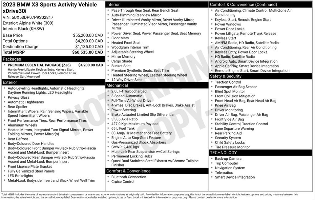 Used 2023 BMW X3 xDrive30i video 3