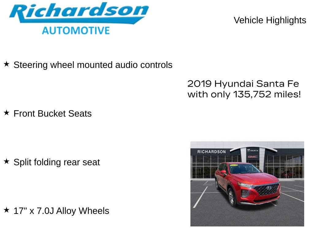 Used 2019 Hyundai Santa Fe SE AWD/4WD image 11