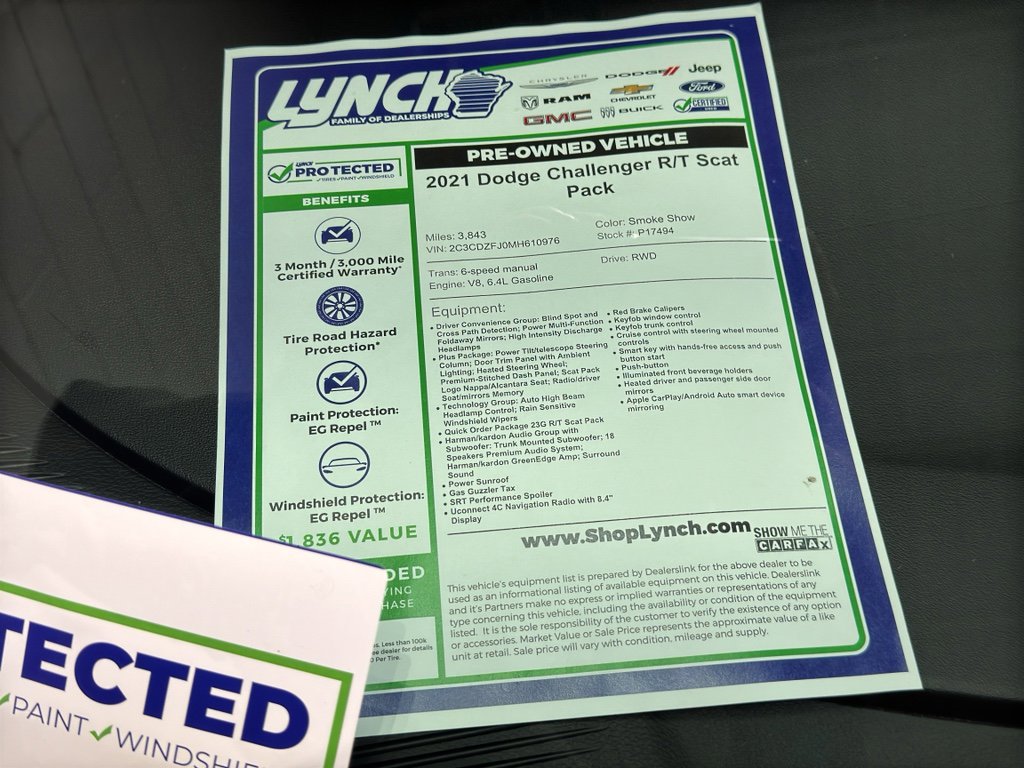 Used 2021 Dodge Challenger R/T Scat Pack w/ Plus Package image 32